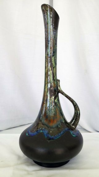 Vintage Royal Haeger mid century drip glaze vase 2