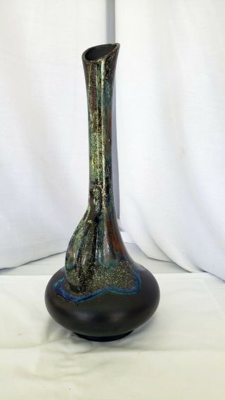 Vintage Royal Haeger mid century drip glaze vase 6