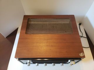 McIntosh MR78 Stereo FM Tuner with walnut Cabinet 2