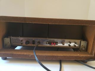 McIntosh MR78 Stereo FM Tuner with walnut Cabinet 4