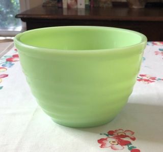 Vintage Jeannette 5 1/2 Inch Beehive Horizontal Rings Mixing Bowl 1930 