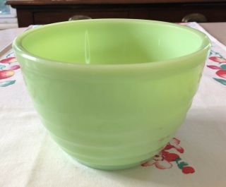 Vintage Jeannette 5 1/2 Inch Beehive Horizontal Rings Mixing Bowl 1930 ' s 2