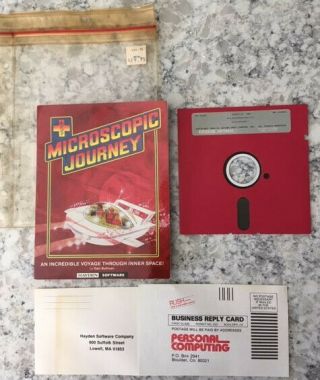 Apple Ii Strategy Game - Hayden Software 1982 Complete - Microscopic Journey