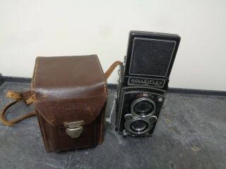 Rolleiflex 1: 3.  5 Tessar Compur Rapid Camera In Case