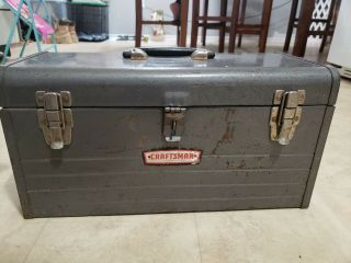 Vintage Craftsman 6500 Toolbox W.  Carry Tray Made In U.  S.  A