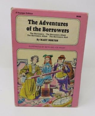 The Adventures Of The Borrowers Mary Norton Boxed Box Set Vintage