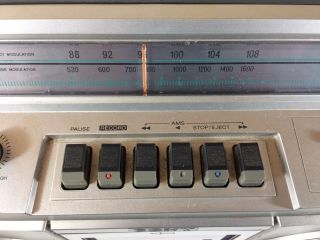 Vintage Sony CFS - 45 FM/AM Stereo Cassette - Corder Ghetto Blaster Boom Box 5