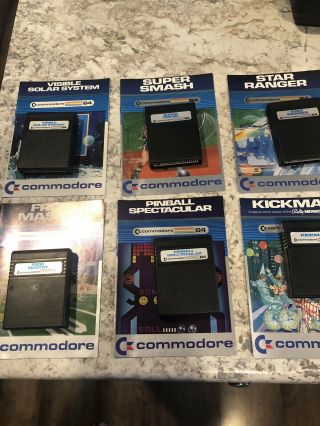 Commodore 64 Computer 1702 Monitor Joysticks 19 Cartridges 9