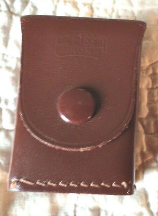 Vintage Zeiss - Ikon Brown Leather - Case Film Holder Near