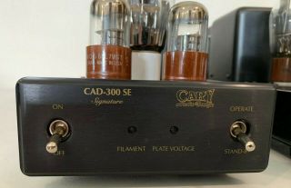 CARY AUDIO CAD - 300SE SIGNATURE MONO BLOCK POWER AMPLIFIER PAIR EX.  COND. 4