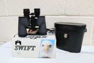 Vintage Swift Grand Prix 8 X 40 Binoculars,  Case Box - 254