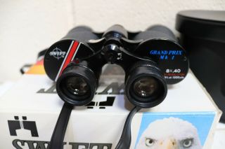 Vintage Swift Grand Prix 8 x 40 Binoculars,  Case BOX - 254 5