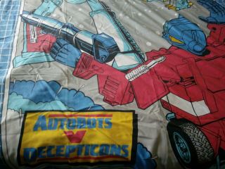 VTG G1 Transformers single bed doona cover,  pillow case vintage rare Megatron 4