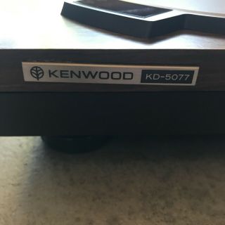 Kenwood KD - 5077 Full Automatic Direct - Drive Turntable Record Vinyl TT 10