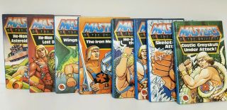 Vintage He - Man 8 Book Bundle Ladybird Masters Of The Universe (a)
