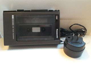 Vintage Panasonic Portable Cassette Tape Player Recorder Rq - 335 W/adapter