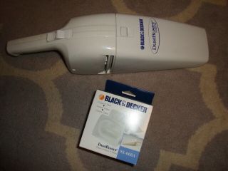 Vintage Black & Decker Dustbuster Cordless Vac No Charger With 2 Filters