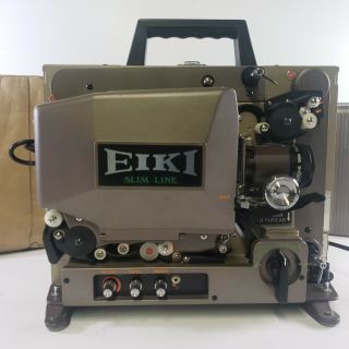 EIKI SNT - 0 SNT Slim Line 16mm Film Projector With Cover 5