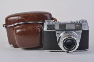 ,  Kodak Retina Iiis 35mm Rangefinder Camera W/xenar 50mm F2.  8 Read