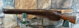Vintage Leather Carbine Scabbard - 1960 