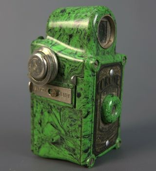 Coronet Midget Subminiature Camera Green/black Bakelite