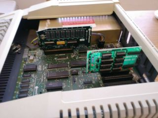 Vintage Apple IIe w Memory Expansion and Disk II interface cards, 8