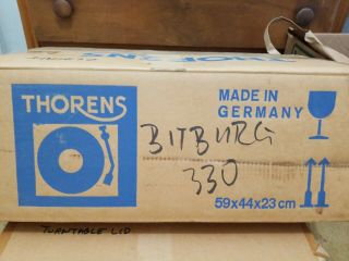 Thorens td 125 MKII turntable pristine box 8
