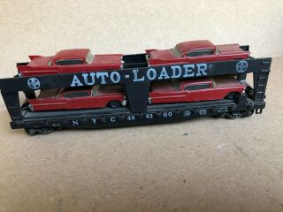 HO Auto Loader Vintage Train 1957 Tail Wing Cars Lionel 2