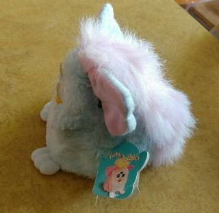 ORIG.  Furby Baby 1999 Pink,  Blue White TOY TIGER VINTAGE w tags not circuit bent 2