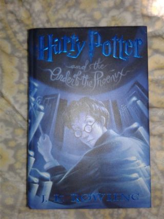 Harry Potter & The Order Of The Phoenix 5 Jk Rowling American 1st Edition Book