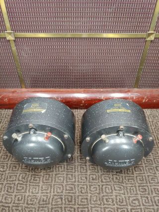 Pair 1954 Altec Lansing 288C Horn Drivers Perfect Diaphragms Audiophile 2