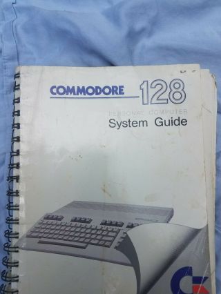 Commodore 128 with 1571 Disk Drive,  Game,  Manuals/Inserts 10