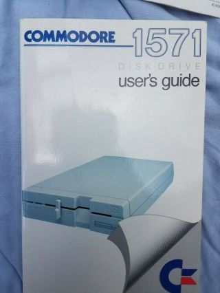 Commodore 128 with 1571 Disk Drive,  Game,  Manuals/Inserts 12