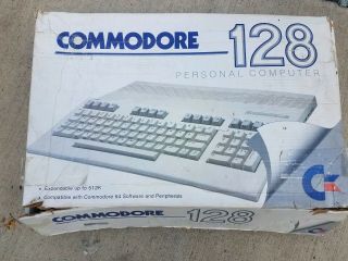 Commodore 128 With 1571 Disk Drive,  Game,  Manuals/inserts