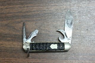 Vintage Imperial Boy Scouts Of America 4 Blade Pocket Knife Made In Usa