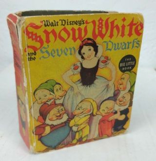 1938 Big Little Book.  Walt Disney Snow White And The Seven Dwarfs 1460