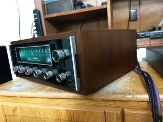 McIntosh MR78 Stereo FM Tuner - - Wood Cabinet 3