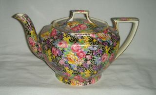 Vintage Royal Winton Hazel Chintz Large Teapot