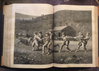 1873 Harper’s Weekly Full Year Bound Volume Winslow Homer