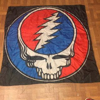 Vintage Grateful Dead Flag 4x4 Vtg