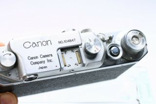 CANON IIS 35mm FILM RANGEFINDER LTM LEICA SCREW MOUNT CAMERA BODY No.  104847 5
