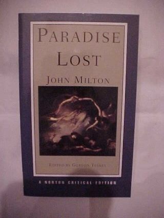Paradise Lost By John Milton,  Norton