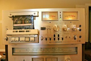 Pioneer Ct - F1000 Stereo Cassette Tape Deck,  3 - Head,  Var.  Volt. ,  Belts