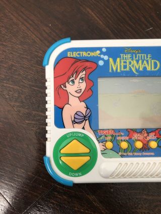 The Little Mermaid Tiger Electronics Game Vintage 1990 Handheld 3