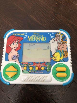 The Little Mermaid Tiger Electronics Game Vintage 1990 Handheld 5