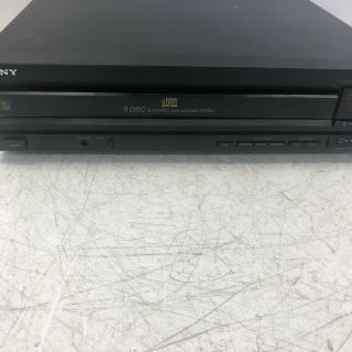 Vintage SONY CDP - C400 CD Player 5 Disc Changer Great No Remote 3