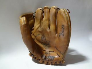 Rawlings Mickey Mantle Mm9 Triple Crown Baseball Glove Vintage