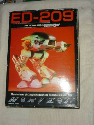 Vhtf Vintage 1989 Horizons 11 " Ed - 209 Robocop 1/9 Scale Model Kit