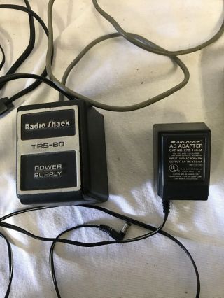Radio Shack TRS - 80 Microcomputer MODEL 1 64k Cassette Recorder,  Case Power Adapt 9
