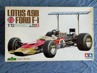 Vintage Tamiya 1/12 Team Lotus Type 49b 1968 Japan Hobby Toy